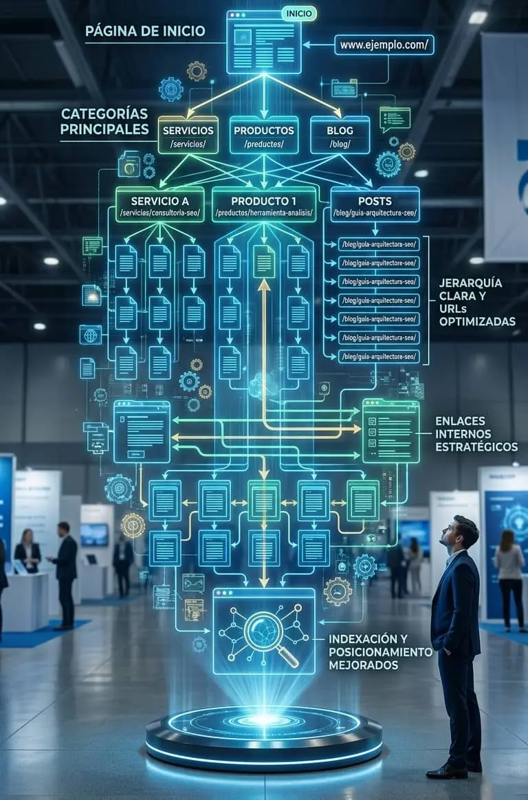 Arquitectura web optimizada para SEO.