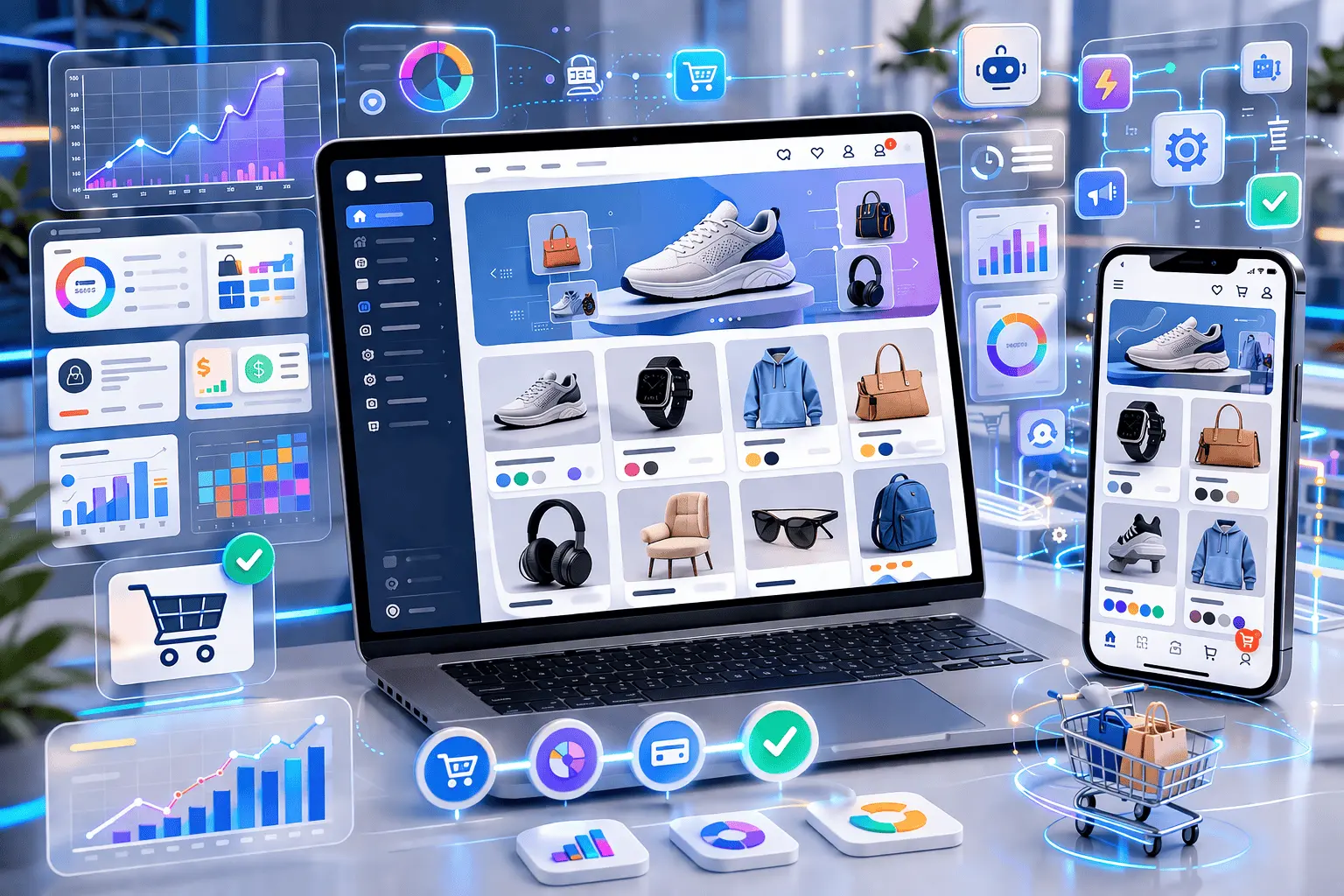 Desarrollo de ecommerce con WooCommerce.