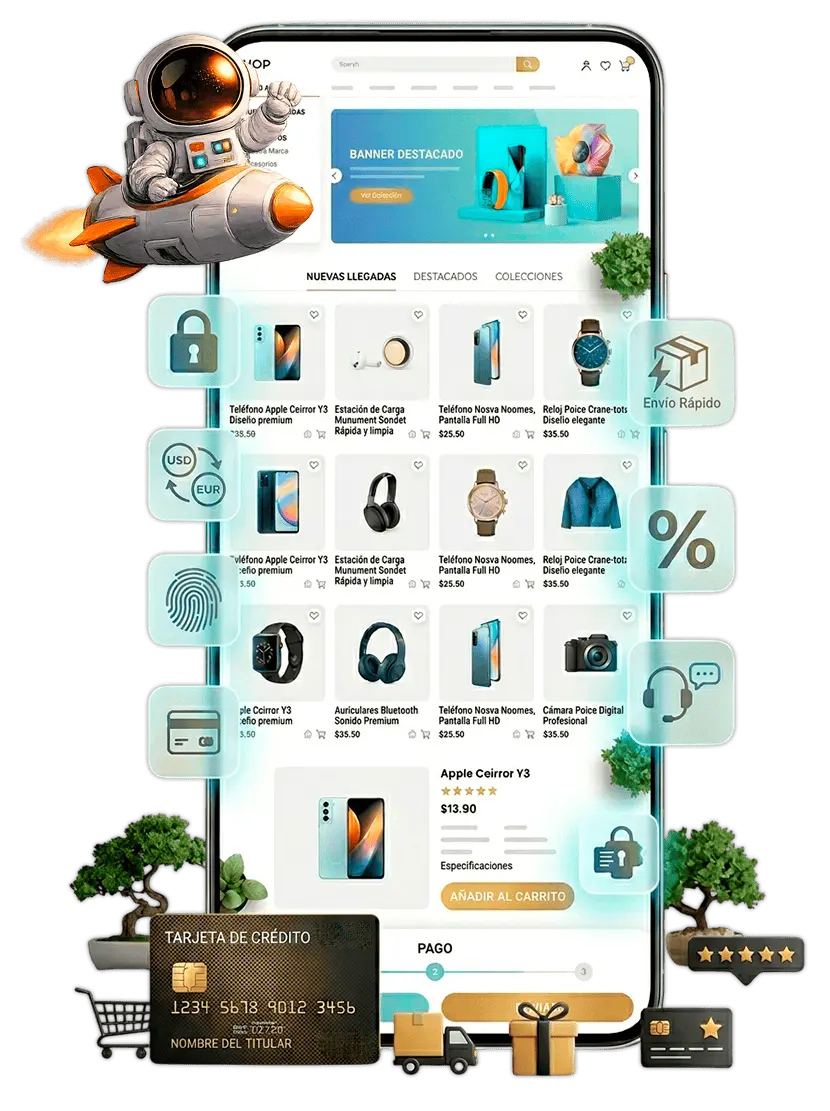 Desarrollo de una tienda virtual profesional