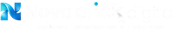 Nova Click Digital logo blanco agencia SEO diseño web Bogotá